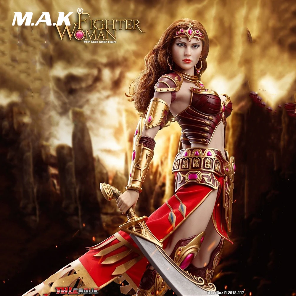 

For Collection TBLeague PL2018-117 1/6 Full Set Fighter Woman Soldier Warrior Female Action Figure Accessory for Holiday Gift