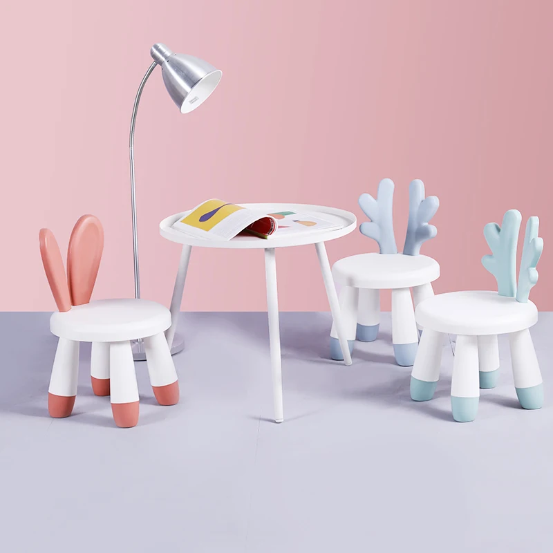Baby stool kindergarten cartoon back seat child thick plastic stool baby home children's chair kids chair furniture Baby stool kindergarten cartoon back seat child thick plastic stool baby home children's chair kids chair furniture