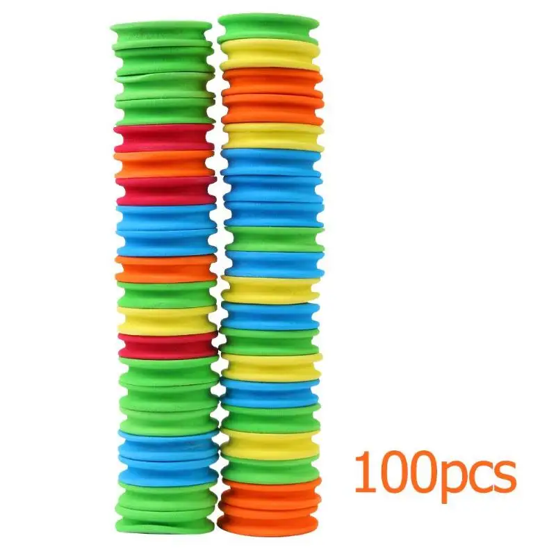 100pcs Foam Winding Wire Board Swivel Spools for Fishing Line Accessories de tablero de bobinado Fish Tackle Pesca Iscas Tools