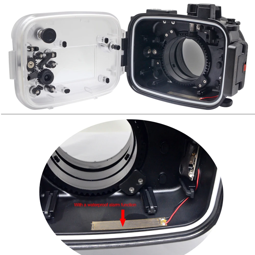 Водонепроницаемый корпус для подводной камеры Mcoplus Canon M6 40 м/130 футов EOS M6|Сумки