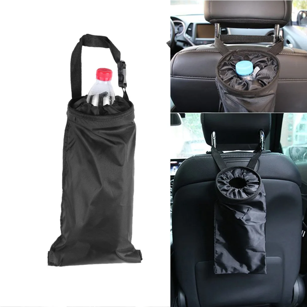 Multifunction Car Hanging Storage Bags Portable Car Auto Dustbin Trash