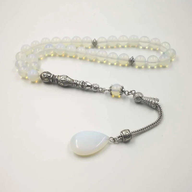 Tasbih мужской браслет с опаловым камнем 33 66 99 бусин 8 августа мусульманский день