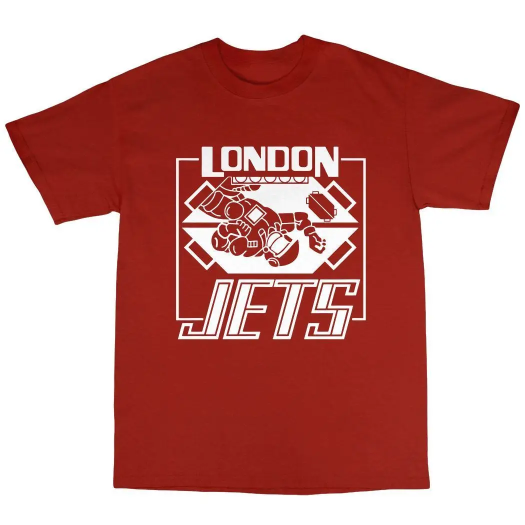 

London Jets T-Shirt 100% Premium Cotton Red Dwarf Inspired Lister Rimmer free shipping