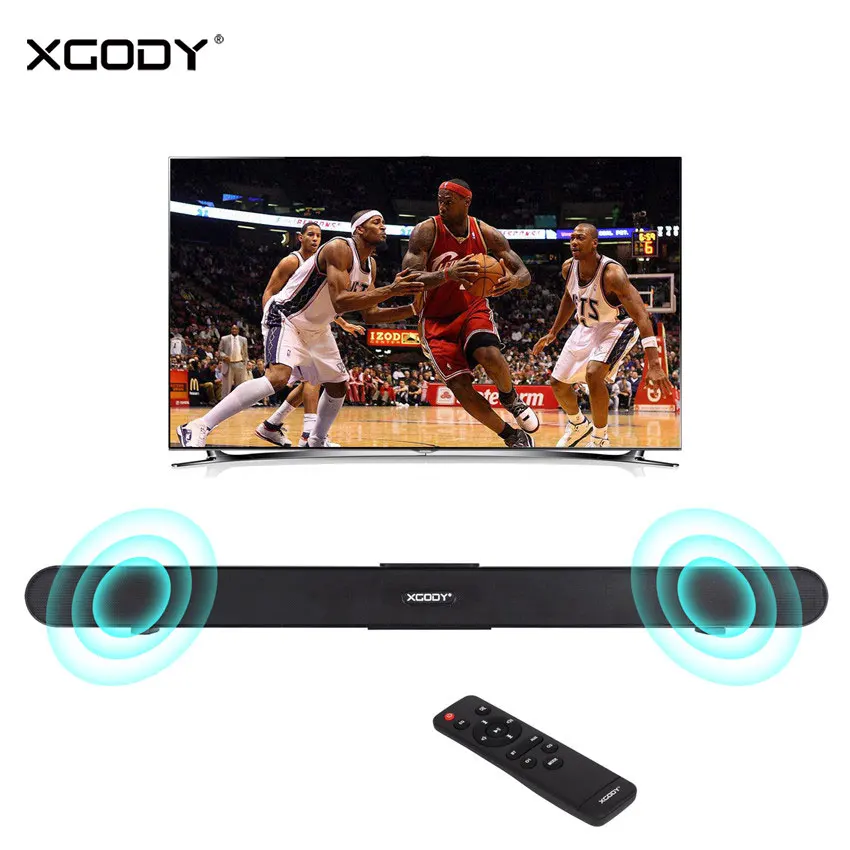 Xgody S XS01 40W Bluetooth Sound Bar TV Speaker Wired Wireless Speaker 34 2 0 Channel