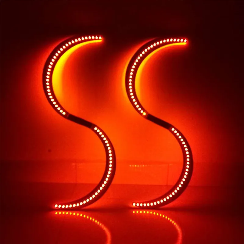 

P49 Party ballroom dance stage props led light sticks RGB colorful shining sticks dj disco wear led costumes glowing bar perform