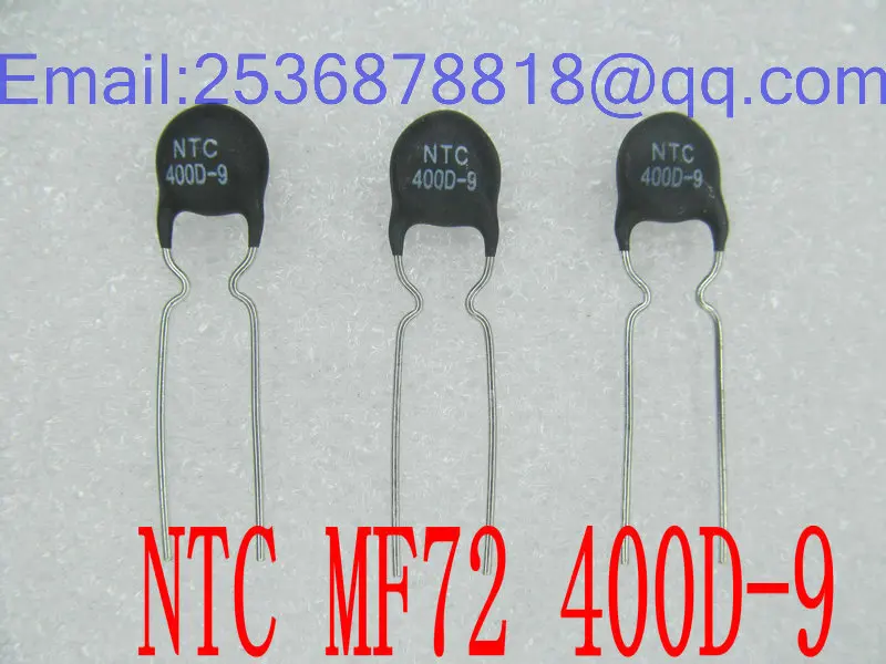 20 шт./лот NTC термистор отрицательной температуры 400 Ом Диаметр 9 мм MF72-400D9 |