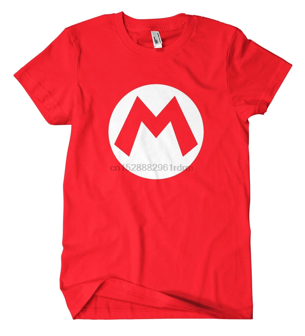 Футболка с логотипом Марио Gamer Fun Konsole Super Mario Luigi Yoshi Wario летняя футболка для Купа