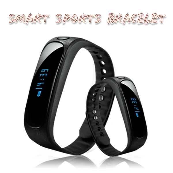 E02 Sport Smartband Bluetooth 4 0 Call SMS Health Fitness Tracker Bracelet Waterproof Wristband for IOS