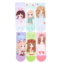 6 шт./компл. двухсторонний мультфильм Мисс прекрасная горничная девушка fille colleen Закладка закладки для книги металлические закладки Закладки закладки