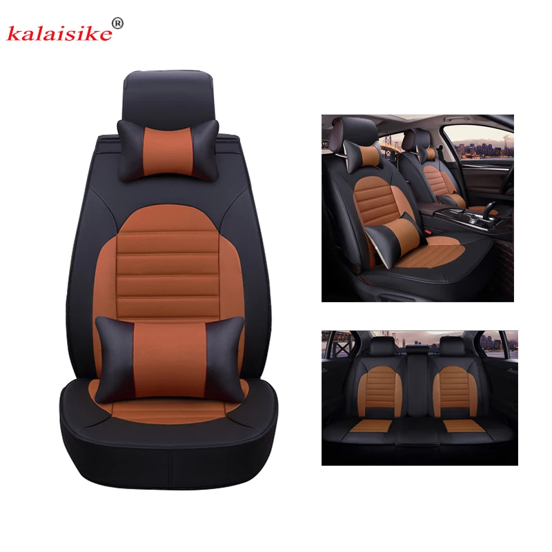 Kalaisike leather Universal Car Seat cover for Suzuki all models grand