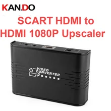 362A SCART преобразователь видеосигнала HDMI, Аудио Видео удлинитель к HDMI, SCART HDMI к HDMI 1080 P Upscaler переключатель CVBS и аудио адаптер