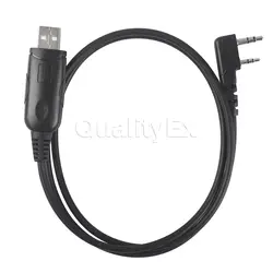 Win10 Win8 Win7 XP Поддержка USB Кабель для программирования 2 Пальцы K Порты и разъёмы для Baofeng GT-3/DMR UV-82 UV-5R DM-5R 888 s TYT ветчиной двусторонней радиосвязи