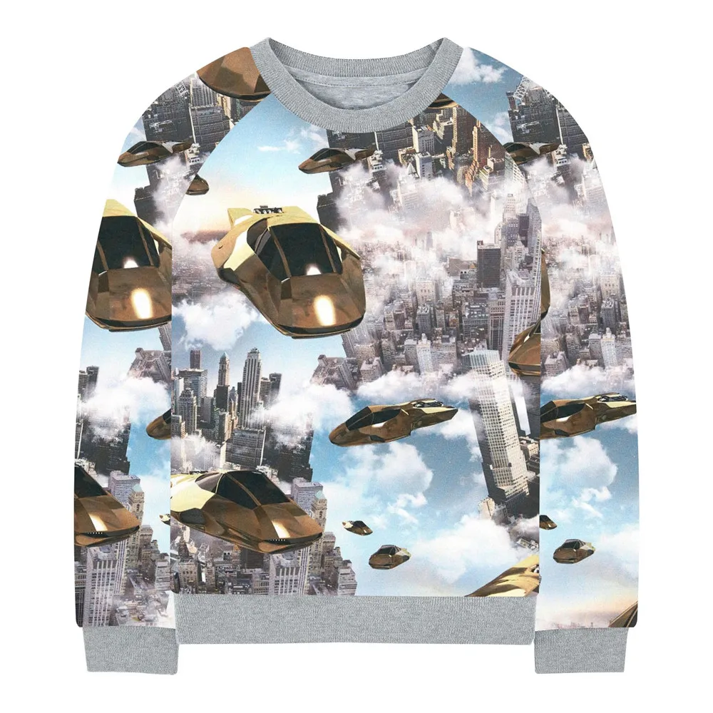 boy jacket baby girl coat Hot Sale Spring/Autumn Brand Fashion Children Jackets Coats spaceship print Kids Outerwear Clothing | Детская