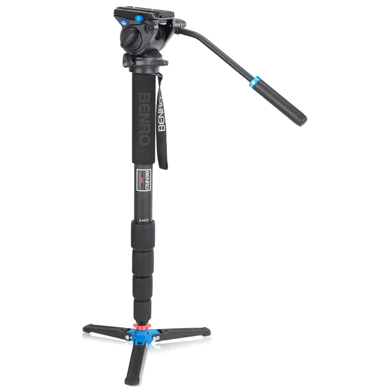 

DHL pro Benro C49TDS4 S4 head Carbon fiber Tripod Sports Tripod Set Special For Bird Watching Carbon fiber Monopod Wholesale