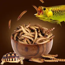 140 г засушенный натуральный Mealworm еда для кормления питомец, рептилия цыплята дикий сад птица аквариум червь