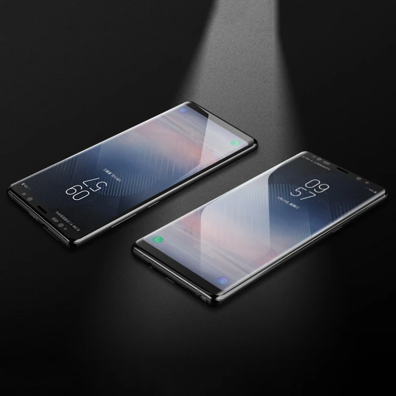 3D закаленное стекло полное покрытие экрана протектор для samsung Galaxy S10 Plus S10e Note 9 8 S8 S9 цвет черный синий серебристый