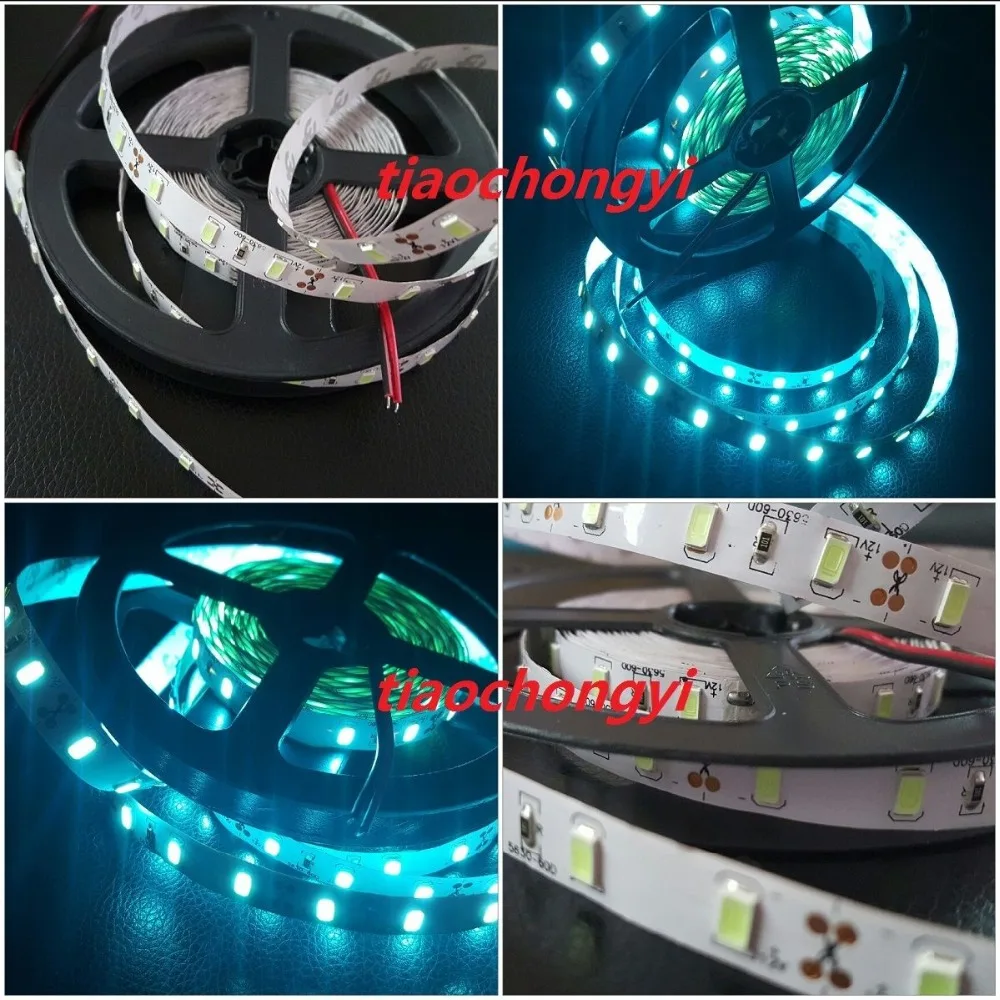 

lce-Blue non-Waterproof 5630 SMD 300LED 5M 60LED/M Light Strip Flexible DC12V