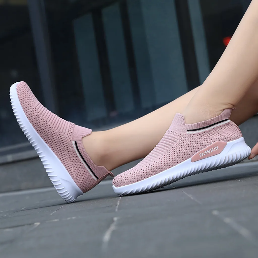 ISHOWTIENDA дышащие бегущие спортивные кроссовки Женская Повседневная дышащая