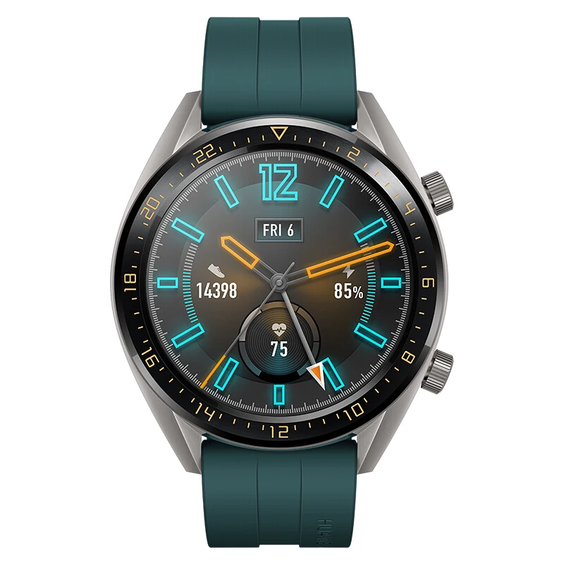 Смарт часы HUAWEI WATCH GT Active Edition спортивные с цветным AMOLED дисплеем 1 39 дюйма GPS для