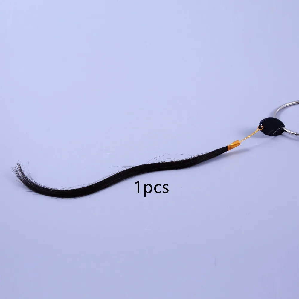 30pcs/set 100% human virgin hair color ring for human hair extensions and salon hair Dyeing sample, can be dye any color(Black)