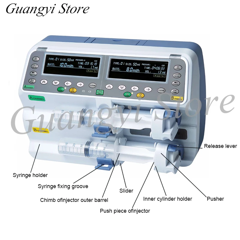 

SP-2000 Double Channel Medical Syringe Pump