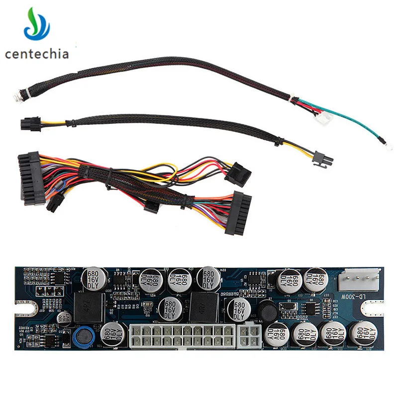 Centechia DC ATX PSU 12 в 300 Вт Pico ATX переключатель PSU 24pin MINI ITX DC для автомобиля ATX PC блок питания для компьютера