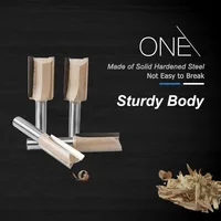 end mill Tideway 8mm Shank ישר נתב עץ Bit Set קרפנטר גַיֶצֶת חיתוך טונגסטן קרביד End Mill כלים לעיבוד עץ (2)