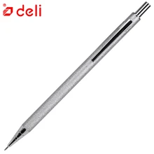 Deli 1 шт. механический карандаш 0,5 мм/0,7 мм автоматический карандаш для студентов канцелярские товары лучший пишущий карандаш школьные и офисные принадлежности