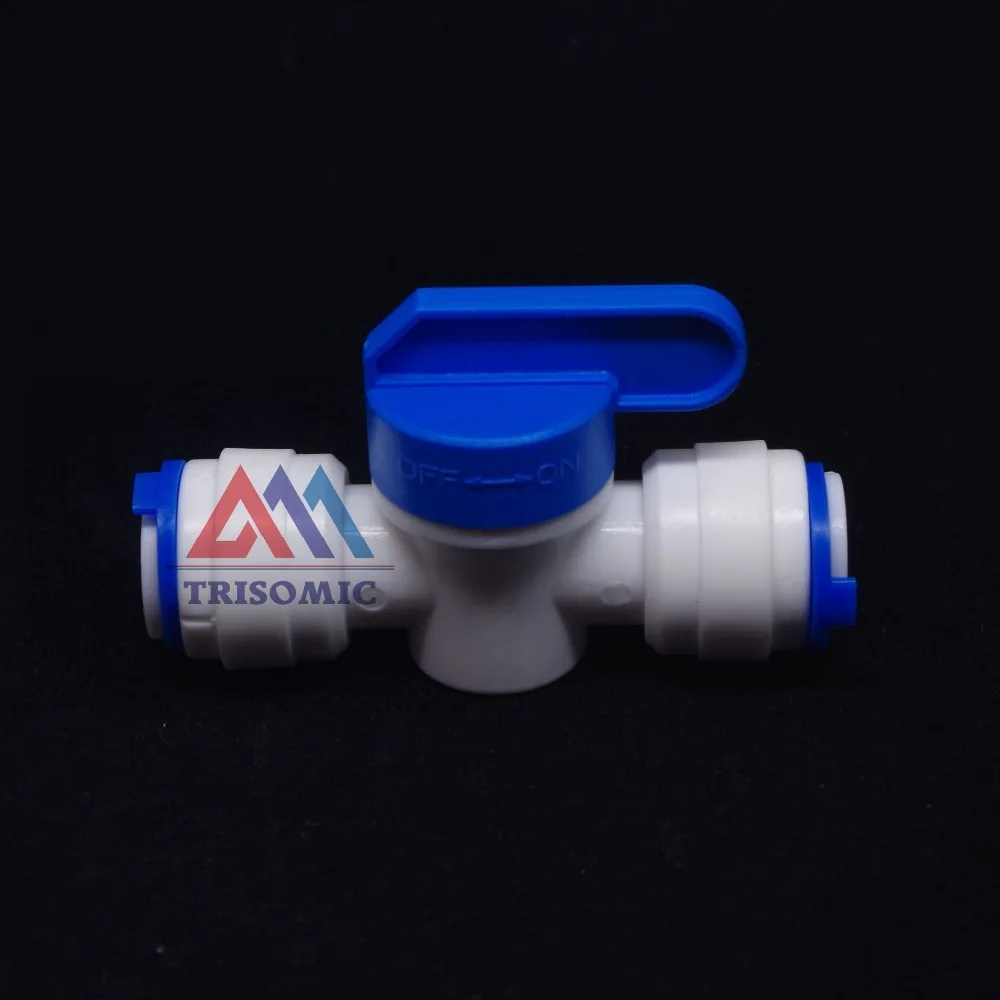 1/" Встроенный трубчатый кран запорный шаровой клапан быстрое соединение аквариума RO фильтр для воды система обратного осмоса