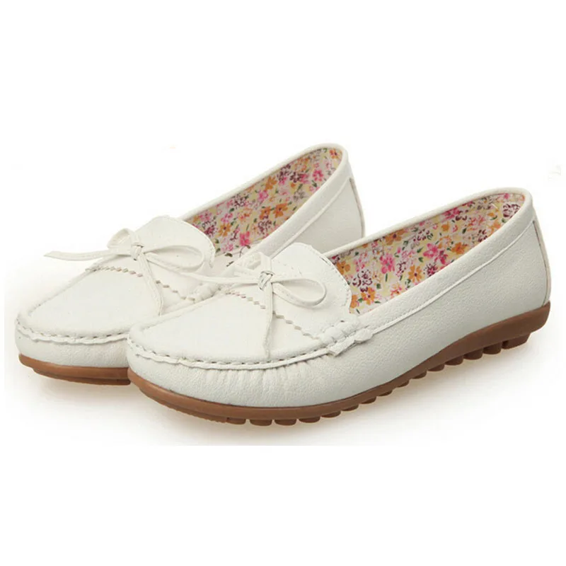 

Women Flats Shoes Soft Women Slip On White Shoes With Bowie Candy Colors Women Shoes  8d04T