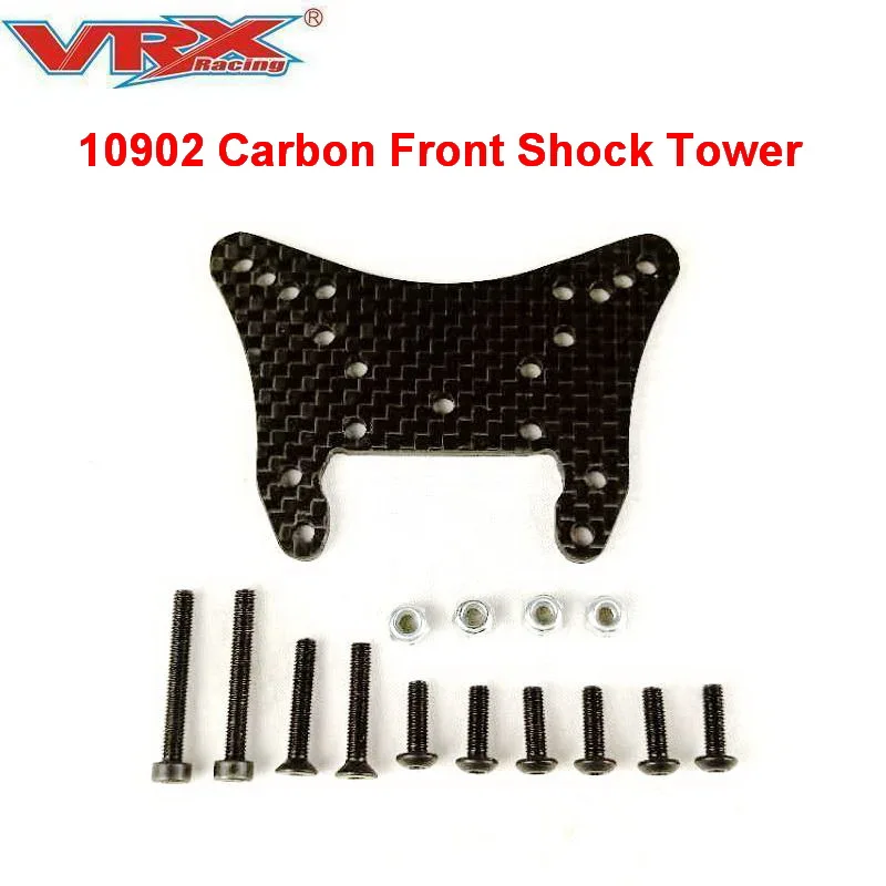 Vrx Rc Car Upgrade Parts 10902 Carbon Front Shock Tower Fit 1/10 Scale Vrx Racing 4Wd Rc Car Toys Per Bambini Adulti