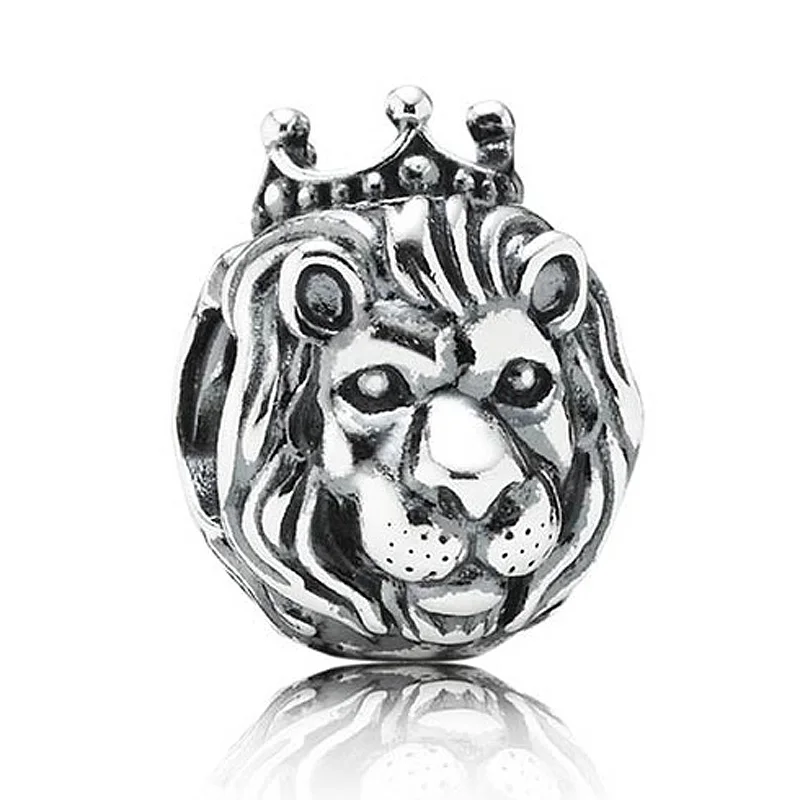 

Authentic 925 Sterling Silver Animal Charm King Of The Jungle Lion Charms Fit Pandora Bracelet Bangle Diy Jewelry