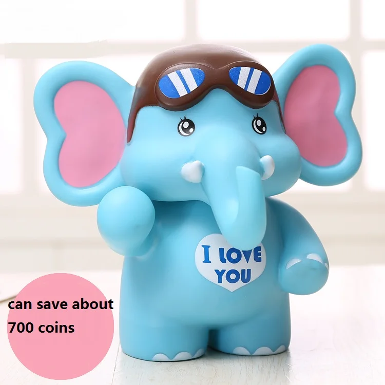 

Elephant save money pot creative large piggy bank cute cartoon is not afraid of throwing children money piggy bank fashion gift