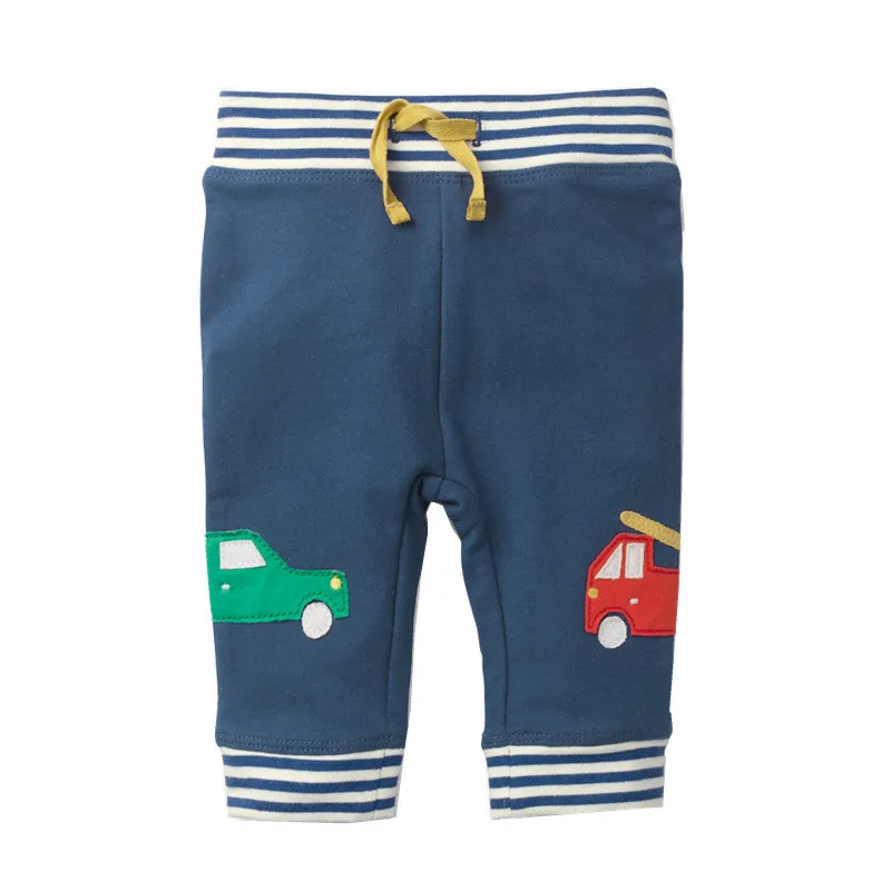Jumping meter/спортивные штаны для мальчиков и девочек; однотонные штаны для маленьких мальчиков; Детские Зимние хлопковые длинные брюки; повседневные штаны для мальчиков; детские штаны - Цвет: T9171 car