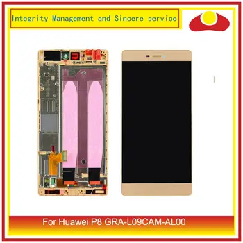 

ORIGINAL For Huawei P8 GRA-L09 LCD Display Touch Screen Digitizer Assembly Complete With FRAME P8 LCD Screen Replacement
