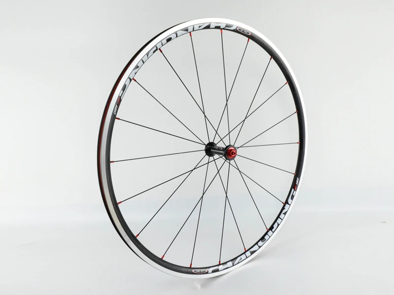 Perfect RT 700C Road Bike Wheel Double Layer Aluminum Alloy Rim 100/130mm Bicycle Wheel 20/24 Hole 5 Pcs Bearing Bike Wheels Ultra Light 3