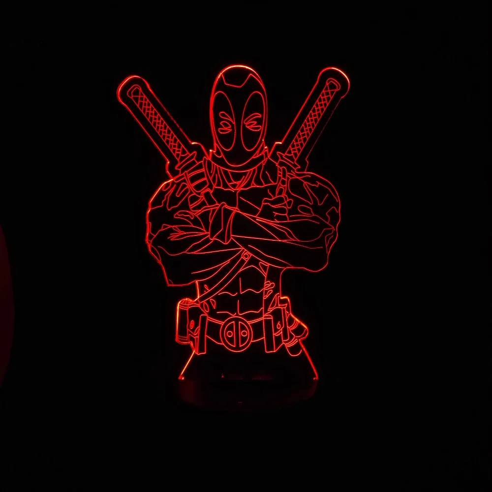 HTB1E0R.cv6H8KJjy0Fjq6yXepXaN.jpg_ Lampka 3D Deadpool