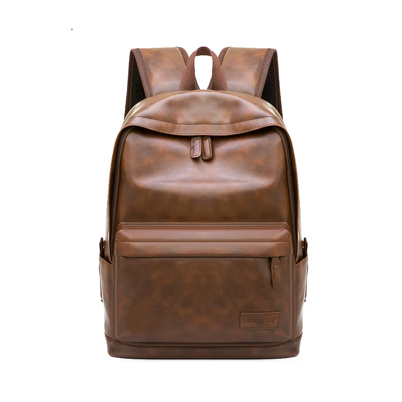 Рюкзак для ноутбука с USB зарядкой, Мужской Водонепроницаемый модный мужской бизнес рюкзак для путешествий, школьная сумка, подростковые женские рюкзаки Mochila - Цвет: brown
