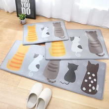 Стильный милый дом в дверь мультфильм удобства области ковры комнаты Коврики для спальни ванной коврики ворсистые коврики