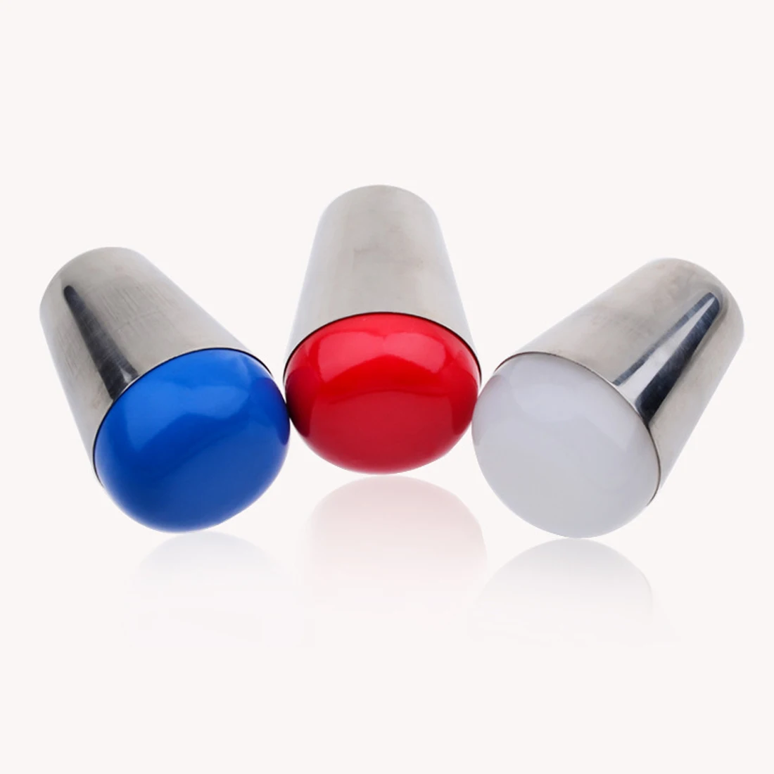 

Professional Marshmallow Big Jumbo Nail Art Stamper and 4 Colors Silicone Refill Nail Stamp Stamping Tools