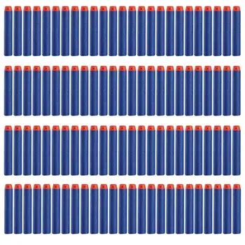 Soft Head 100pcs 7.2cm Refill Darts for Nerf N-strike Elite Series Blasters Kid Toy Gun