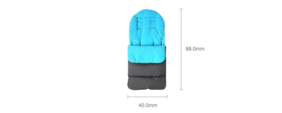 Зимний толстый теплый для детской коляски конверт для новорожденного чехол для ног для коляски детский спальный мешок аксессуары для
