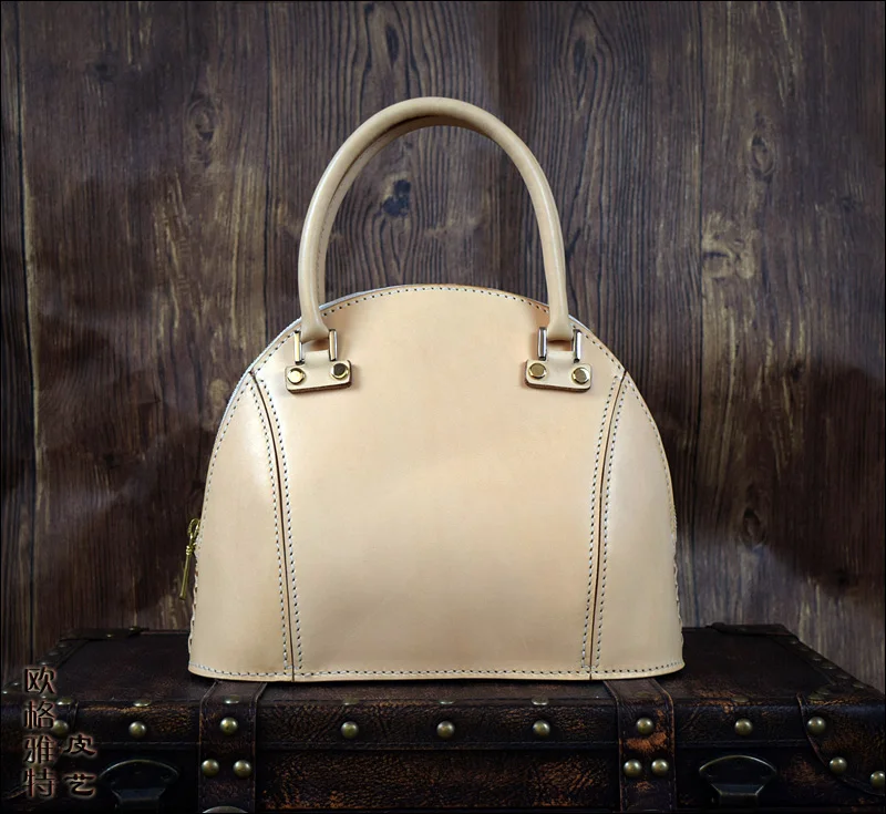 OLG.YAT ladies handbag Italian vegetable tanned leather Handmade bag