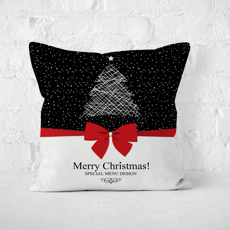 Christmas Decoration for Home Christmas Pillow Case New Year Decoration Santa Claus Plus Pillow Cover
