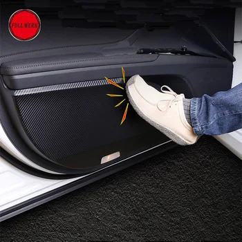 

Leather Car Styling Interior Door Sticker Anti Kick Cover Decal Protector for 8th Camry 2018 Interior Decoration Accessories