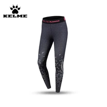 KELME Spain Brand High Quality Women Running Tights Compression Pantalon Femme Crossfit Yoga Skinny Jogging Leggings Tights 08