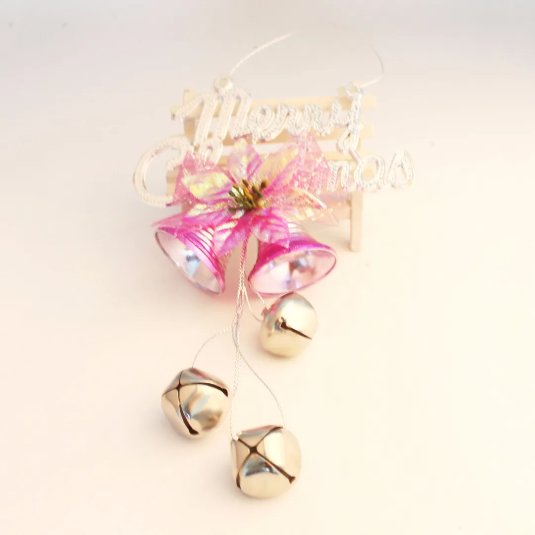 Merry Christmas Door Tree Hanging Small Bell Decoration Home Party Ornaments New