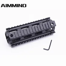 Тактический страйкбол AR-15 M4 Handguard Carbine 6,7 дюймов рис Quad Rail 2 шт Drop-In Пикатинни Монтажная винтовка Охотничьи аксессуары