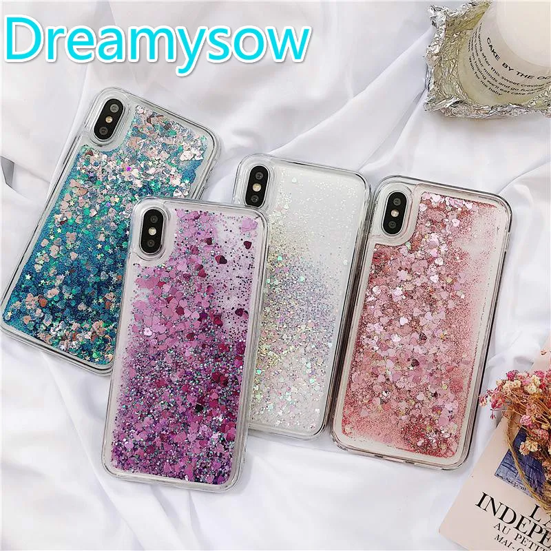 

Glitter Liquid Quicksand Soft TPU Case For Xiaomi Mi 9 8 A2 Lite 6X 5X Redmi Note 7 6 5 Pro 4X 4A 5A 5 Plus Pocophone F1 Covers