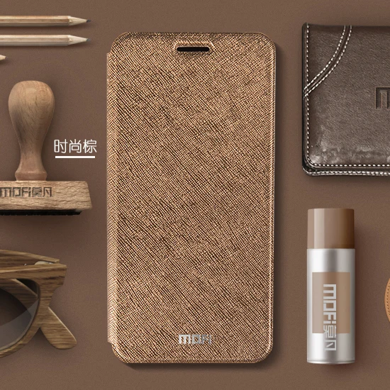 Тонкий флип чехол Mofi для Xiaomi Redmi 5A из искусственной кожи + ТПУ силиконовый